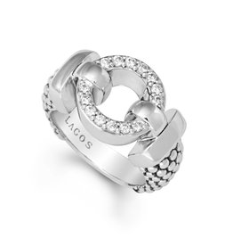 LAGOS Enso Circle Diamond Ring