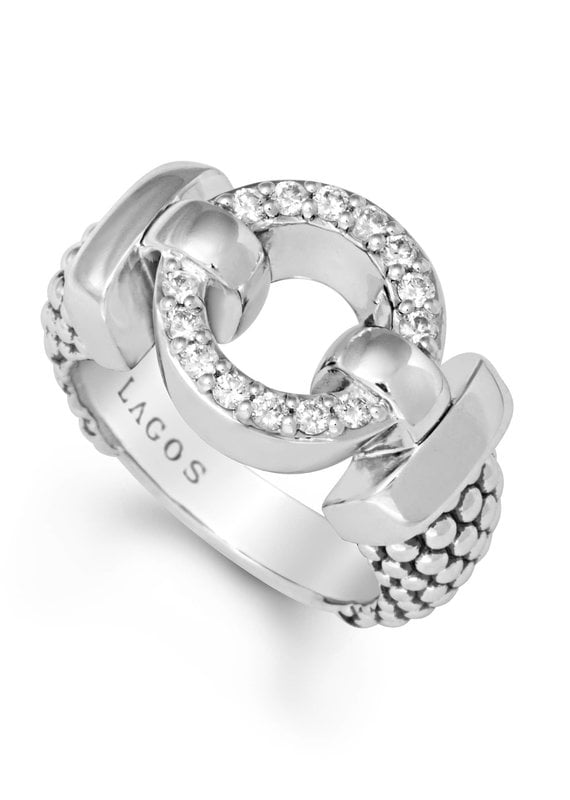 LAGOS Enso Circle Diamond Ring