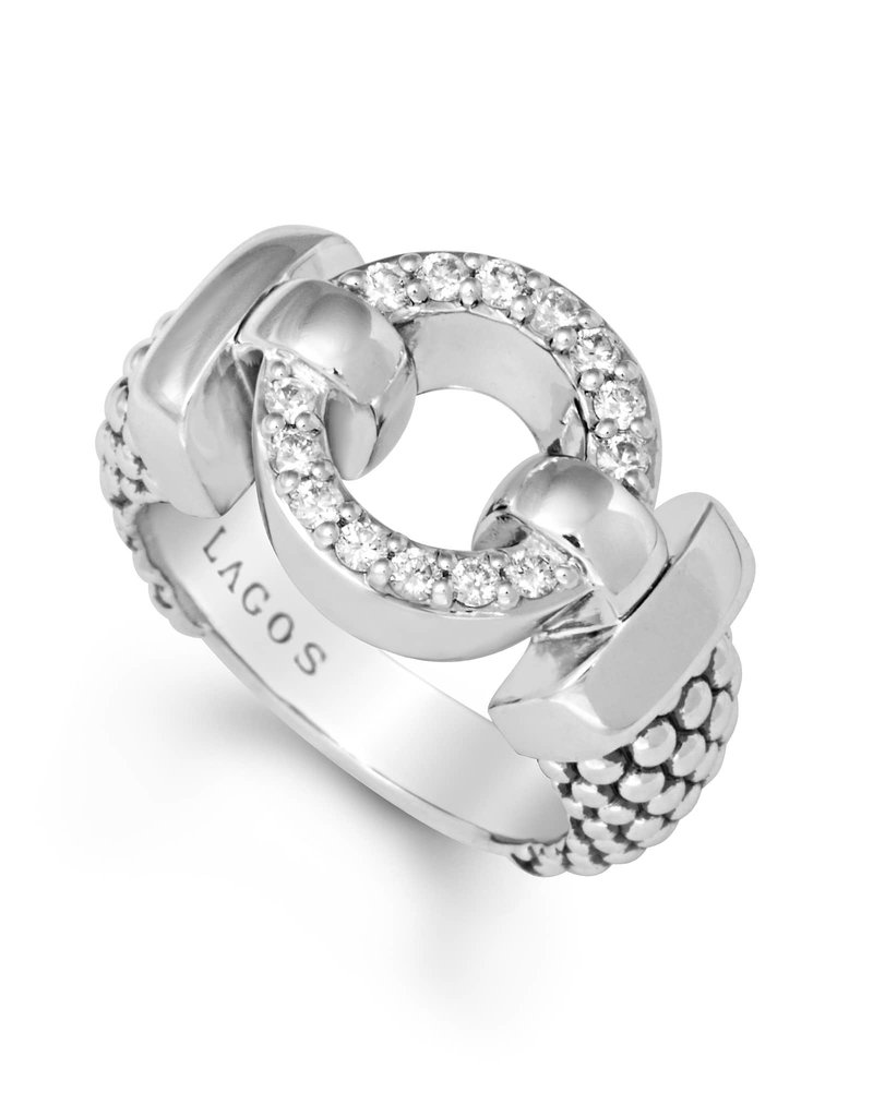 LAGOS Enso Circle Diamond Ring