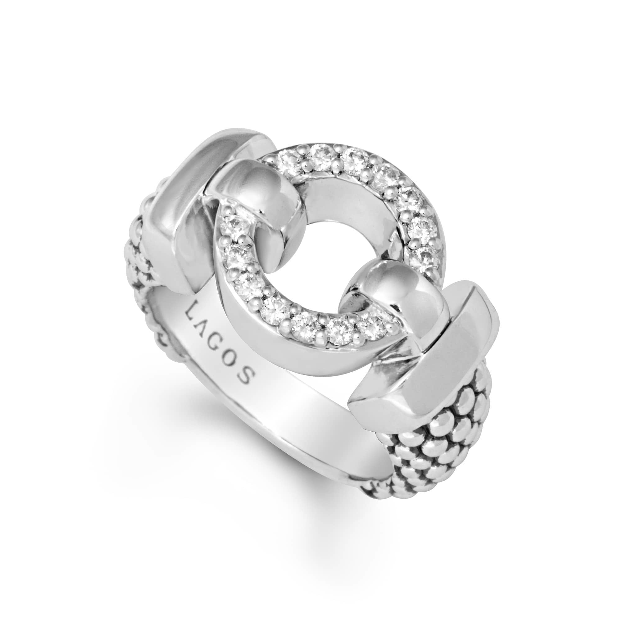 Enso Circle Diamond Ring - j.hoffman's