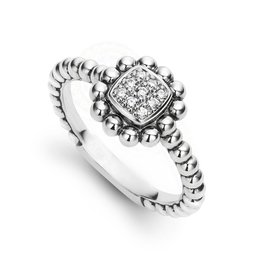 LAGOS Caviar Spark Diamond Square Ring
