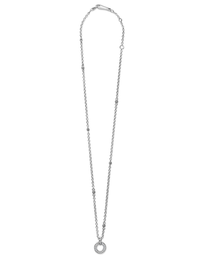 LAGOS Caviar Spark Diamond Circle Necklace