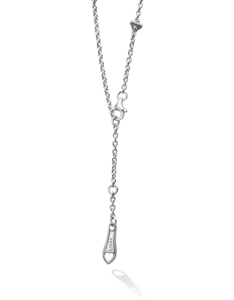 LAGOS Caviar Spark Diamond Circle Necklace