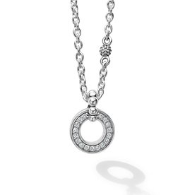 LAGOS Caviar Spark Diamond Circle Necklace