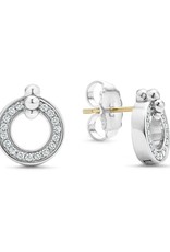 LAGOS Caviar Spark Diamond Circle Earrings