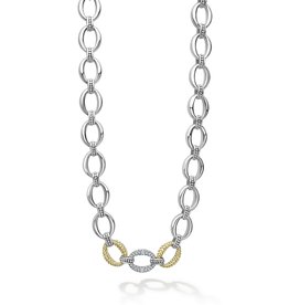 LAGOS Caviar Lux Single Station Link Necklace