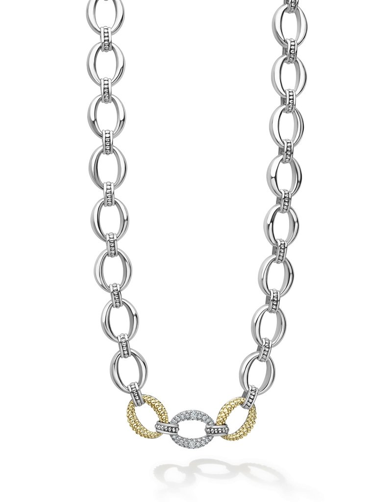LAGOS Caviar Lux Single Station Link Necklace