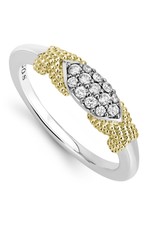 LAGOS Caviar Lux Diamond Stacking Ring