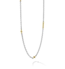 LAGOS Caviar Icon 2 Tone Necklace