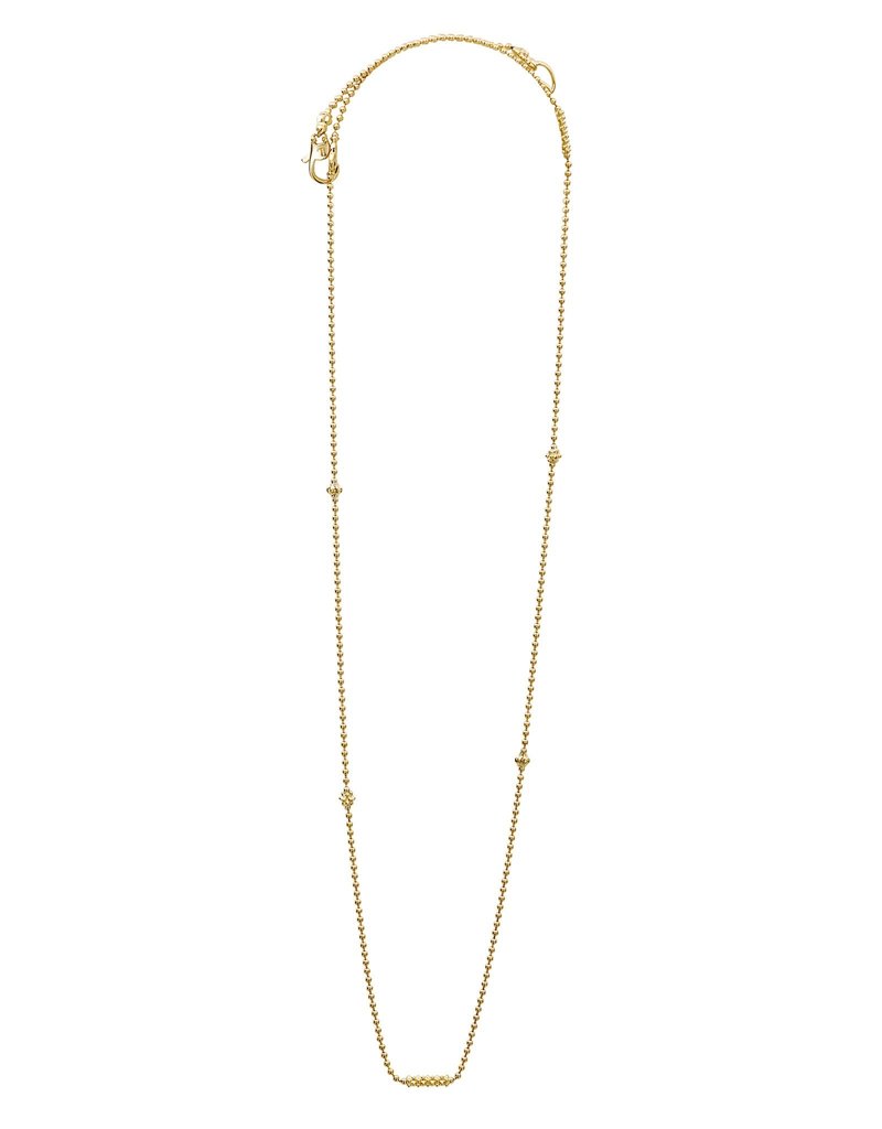 LAGOS Caviar Gold Beaded Necklace