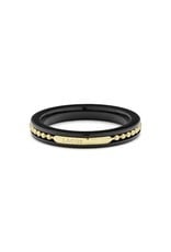 LAGOS Black Caviar Gold and Black Ceramic Ring