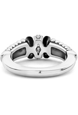 LAGOS Black Caviar Black Ceramic and Caviar Diamond Ring