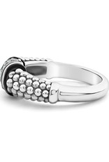 LAGOS Black Caviar Black Ceramic and Caviar Diamond Ring