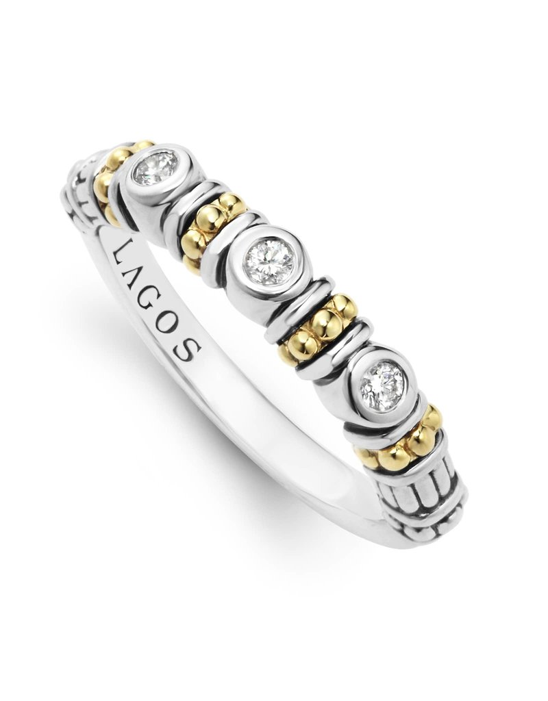 LAGOS Caviar Color Diamond Stacking Ring