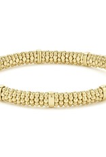 LAGOS Caviar Gold 18K Beaded Bar 6mm Bracelet