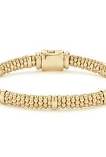 LAGOS Caviar Gold 18K Beaded Bar 6mm Bracelet