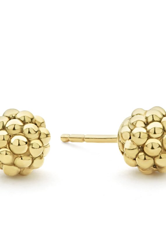LAGOS Caviar Gold 6MM Beaded Stud Earring