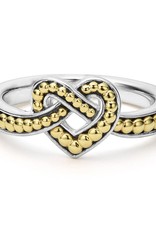 LAGOS Beloved Small Two-Tone Heart Ring