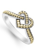 LAGOS Beloved Small Two-Tone Heart Ring