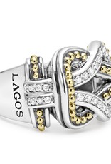 LAGOS Newport Large Two Tone Knot Diamond Ring