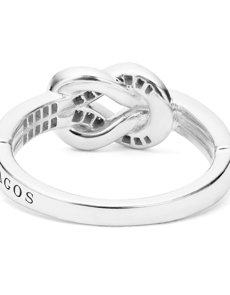 LAGOS Newport Small Two Tone Knot Diamond Ring