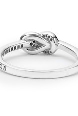 LAGOS Newport Petite Two Tone Knot Diamond Ring