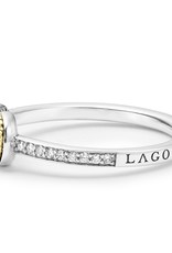 LAGOS Newport Petite Two Tone Knot Diamond Ring