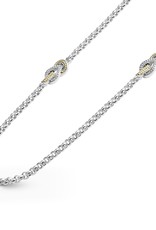 LAGOS Newport Four Station Two Tone Knot Necklace