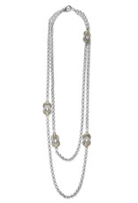 LAGOS Newport Four Station Two Tone Knot Necklace