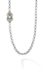 LAGOS Newport Four Station Two Tone Knot Necklace