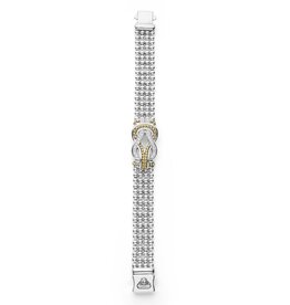 LAGOS Newport Two Tone Knot Diamond Chain Bracelet