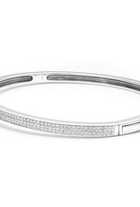LAGOS Newport Two Tone Knot Diamond Cuff Bracelet