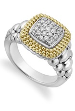 LAGOS Caviar Lux Diamond Square Ring