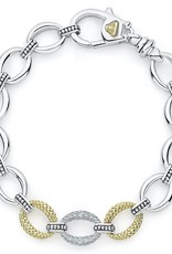 LAGOS Caviar Lux Diamond Link Bracelet