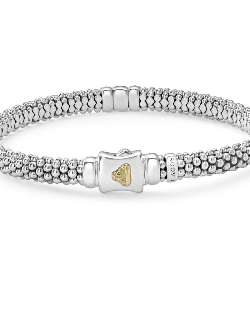 LAGOS Caviar Lux 1 Diamond Station Caviar Bracelet