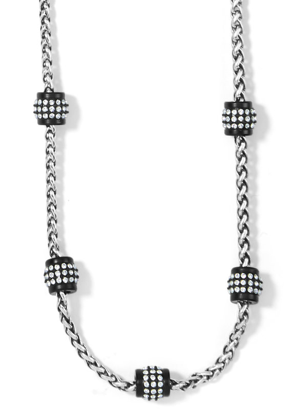 Meridian Petite Short Necklace in Black