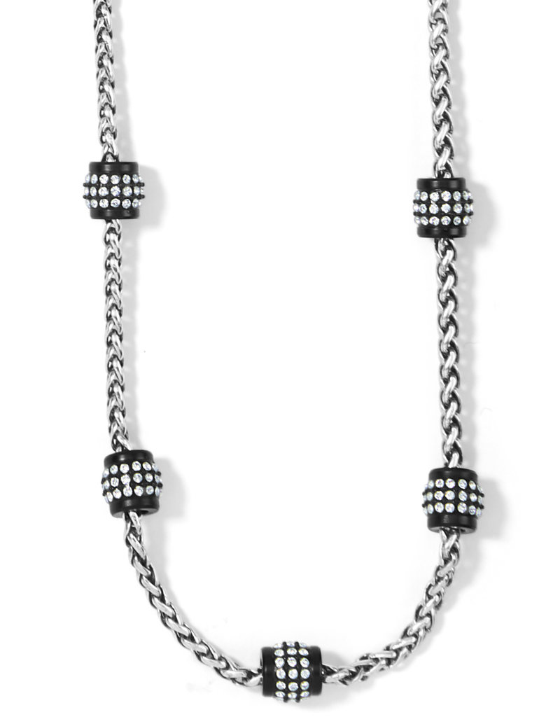 Meridian Petite Short Necklace in Black