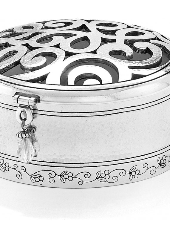 Skribble Round Trinket Box