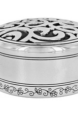 Skribble Round Trinket Box