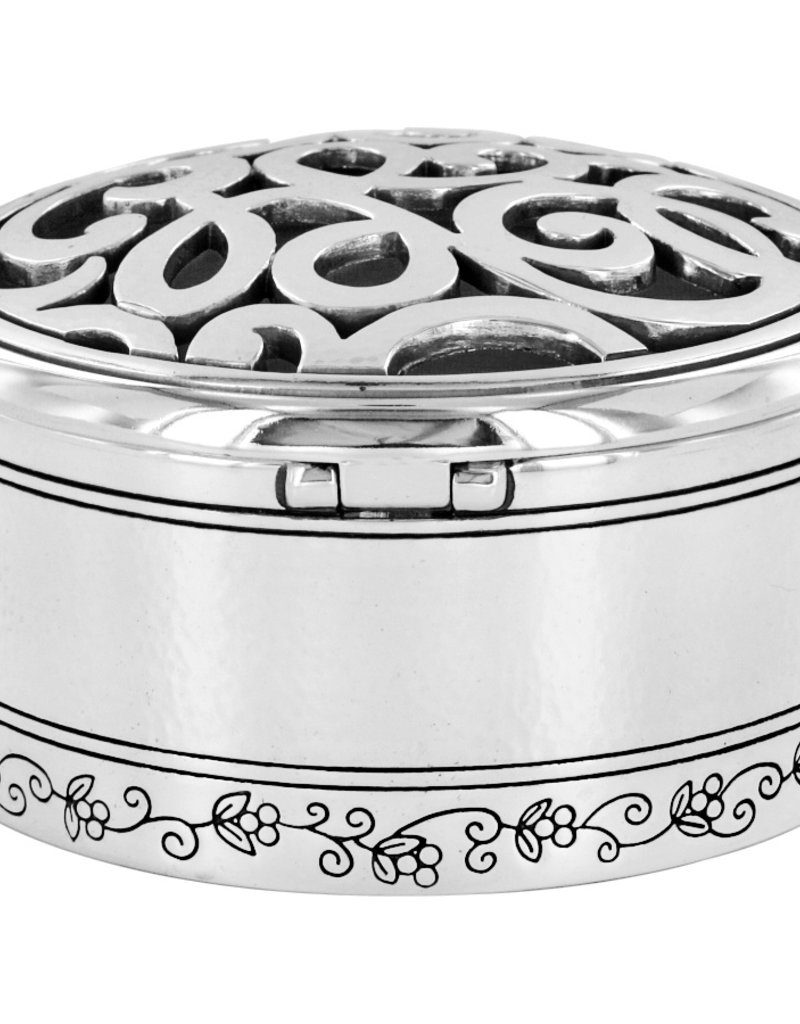 Skribble Round Trinket Box