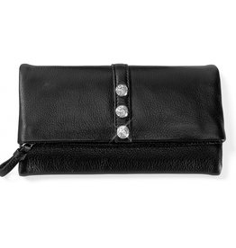 Nolita Shimmer Large Wallet in Black
