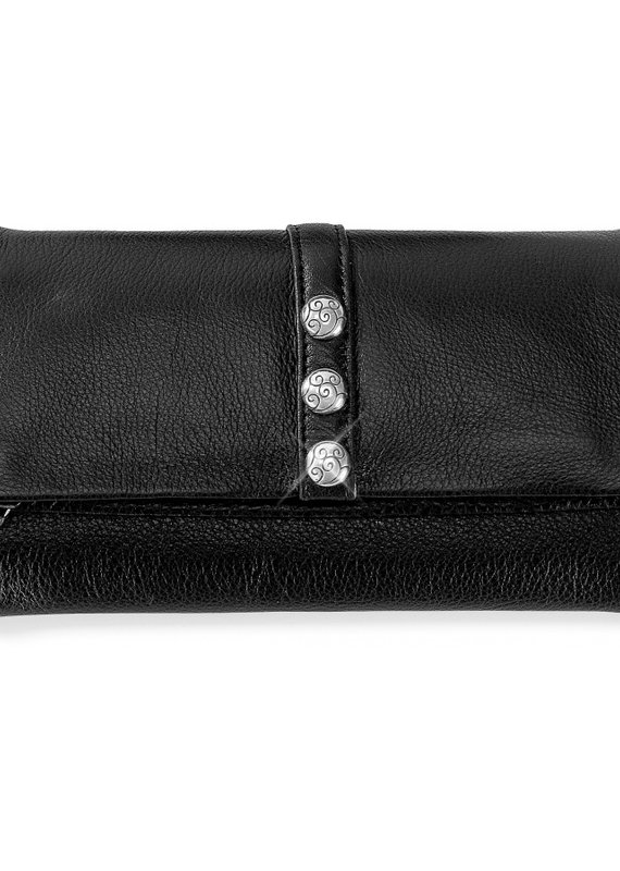 Nolita Shimmer Large Wallet in Black