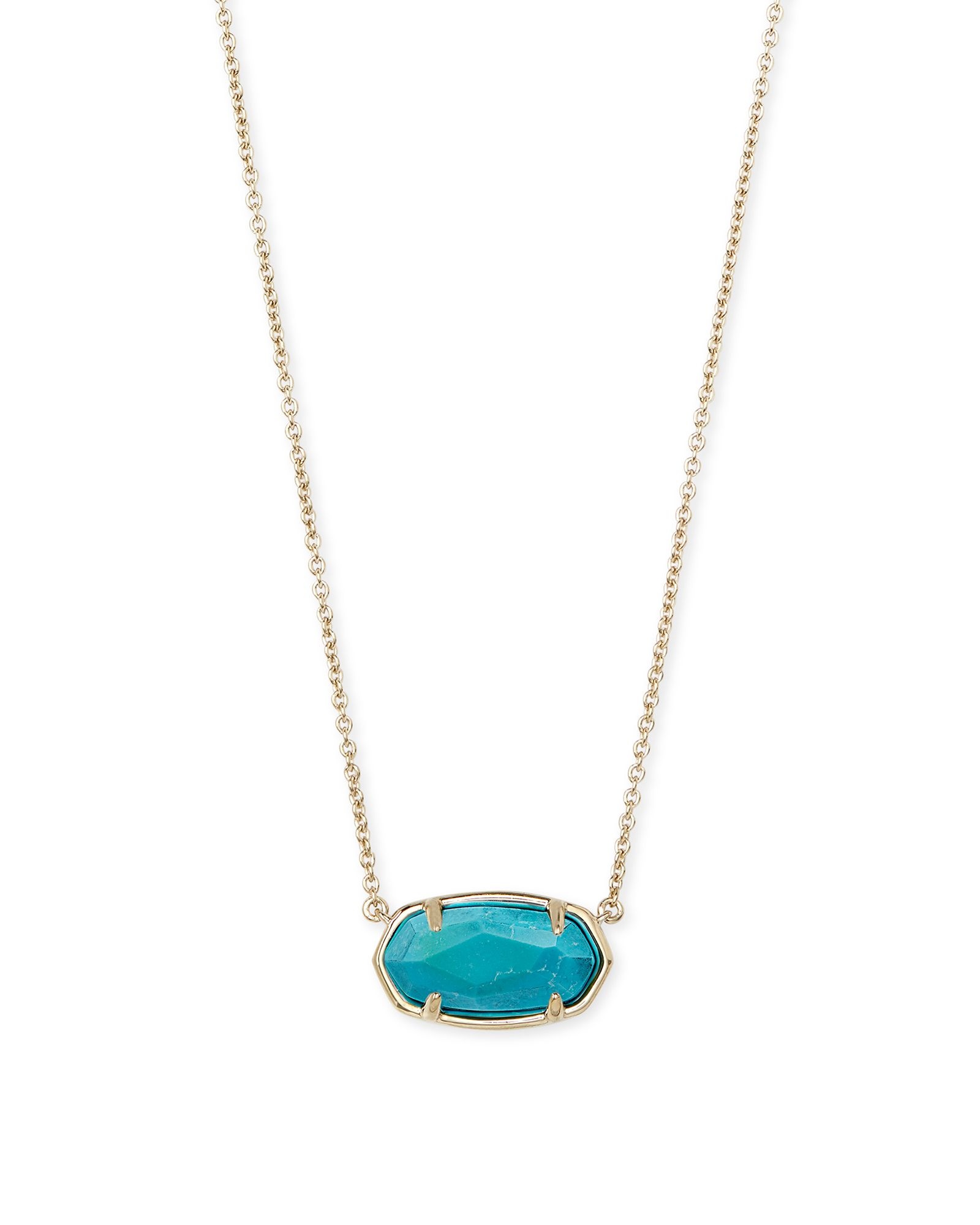 Elisa Curb Chain Necklace in 18k Gold Vermeil | Kendra Scott