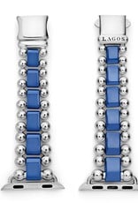 LAGOS Smart Caviar Ultramarine Ceramic and Stainless Steel Watch Bracelet