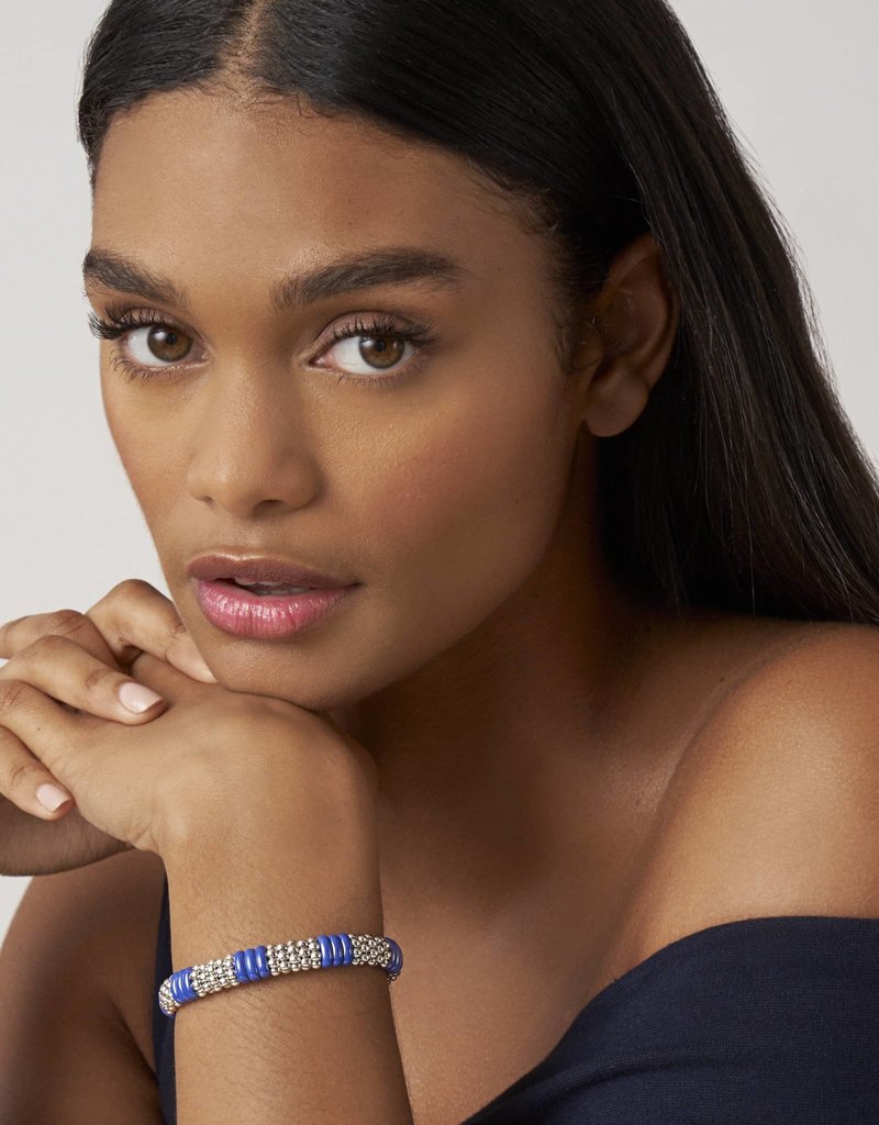 LAGOS Ultramarine Ceramic Ceramic Caviar Beaded Bracelet
