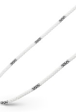 LAGOS White 3mm Silver Station Ceramic Beaded Necklace