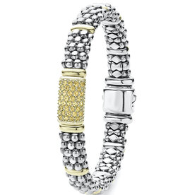 LAGOS Signature Caviar Yellow Sapphire Caviar Bracelet