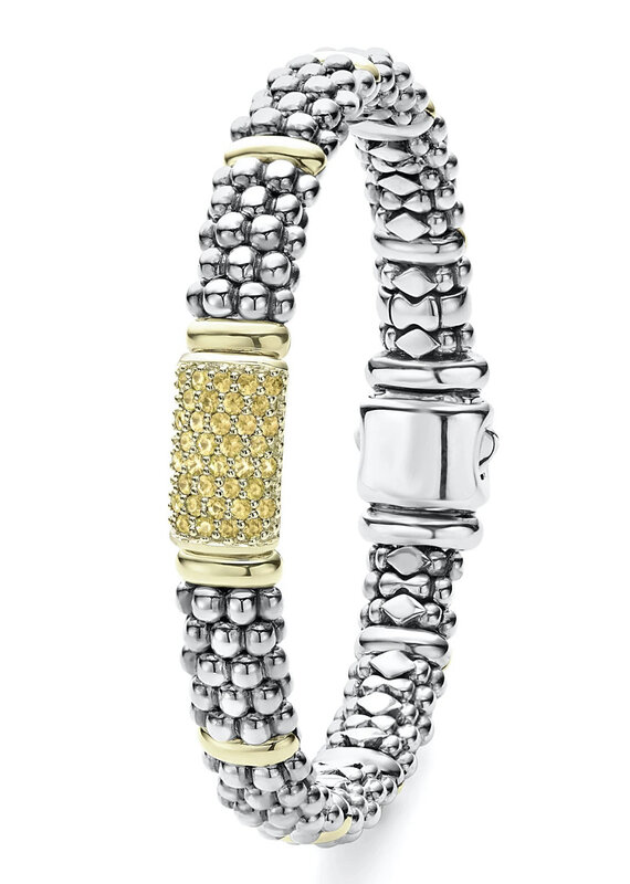 LAGOS Signature Caviar Yellow Sapphire Caviar Bracelet