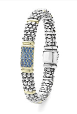 LAGOS Signature Caviar Blue Sapphire Caviar Bracelet