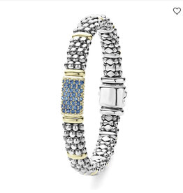 LAGOS Signature Caviar Blue Sapphire Caviar Bracelet